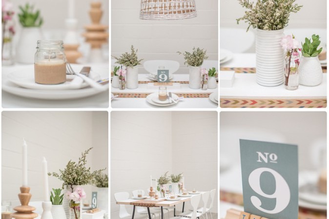 Neutral Table Setting